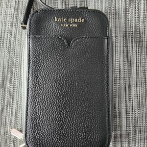 Kate Spade Black Textured Crossbody Bag